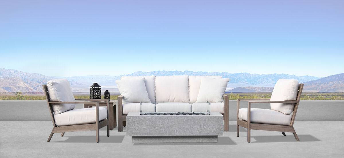 Laguna Sofa in Canvas Flax, No Welt