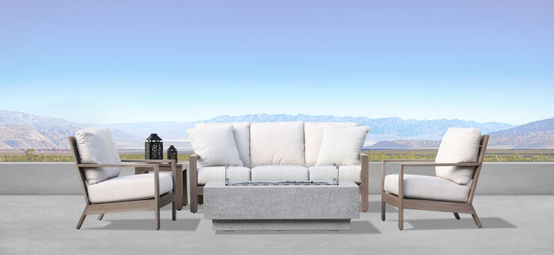 Laguna Sofa in Canvas Flax, No Welt