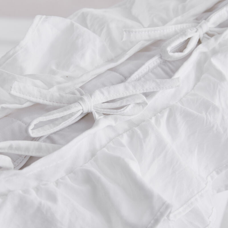3-Piece Farmhouse Ruffled Duvet Cover Set with 2 Shams Soft and Elegant Bedding for a Cozy Bedroom