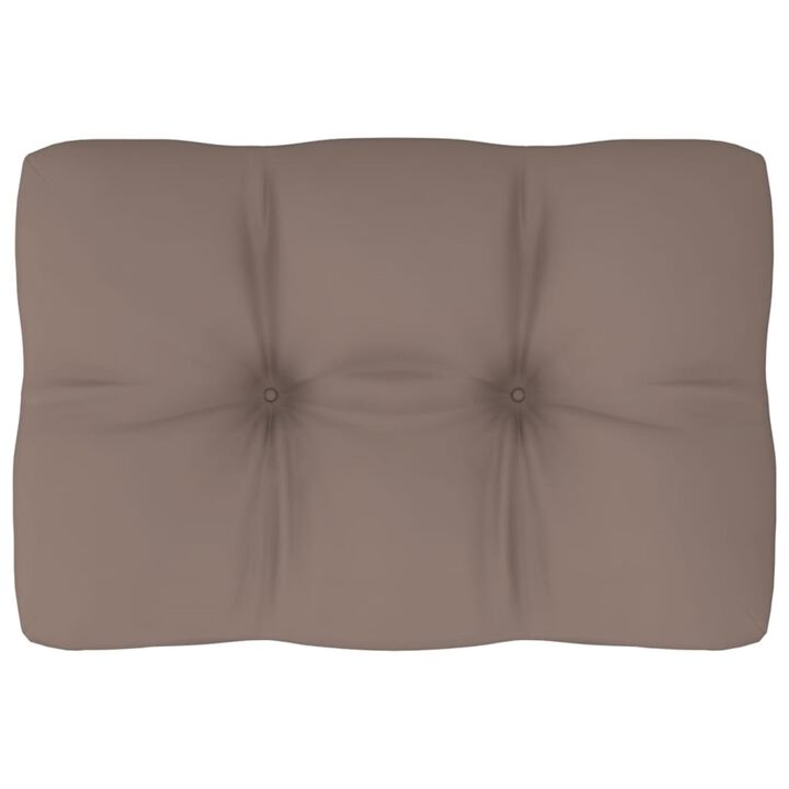 vidaXL Pallet Sofa Cushion Taupe 23.6"x15.7"x4.7"
