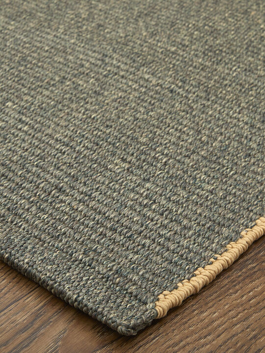 Theo 0827F 5' x 8' Green/Tan Rug