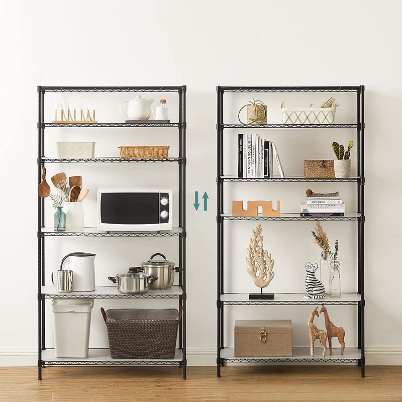6-Tier Storage Shelves – Space-Saving Organizer for Home, Office, or Garage