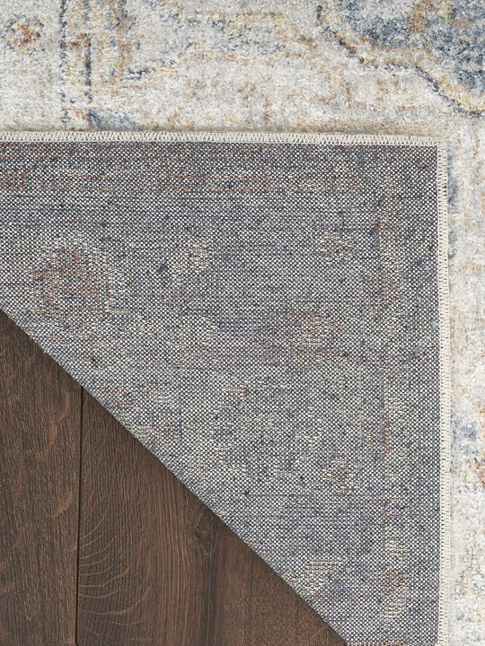 Astra Machine Washable ASW12 Denim/Multicolor 9' x 12' Rug