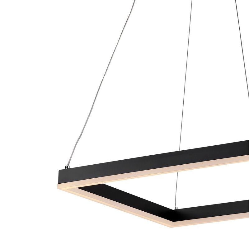 Baxter Modern Contemporary Aluminum Integrated LED Hoop Pendant