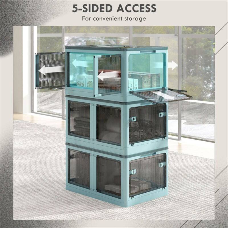 Storage Bins – Versatile and Stackable Organizers for Home, Garage, or Office Storage