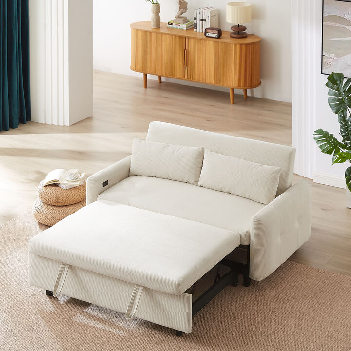Merax Pull-out Sofa Bed Convertible Couch