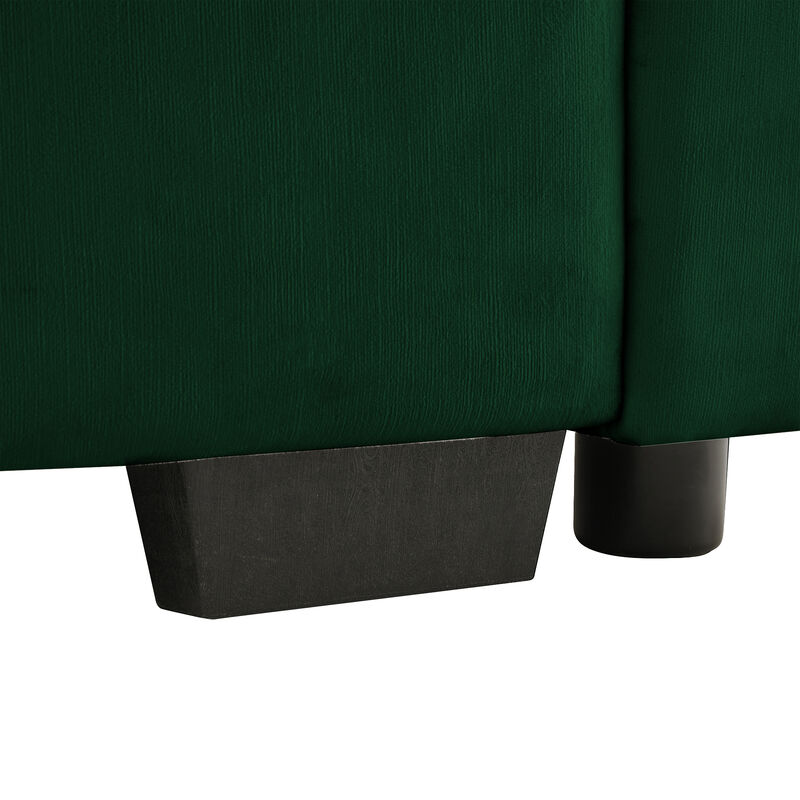 Merax Loveseat Sofa with Storage Reversible Ottoman