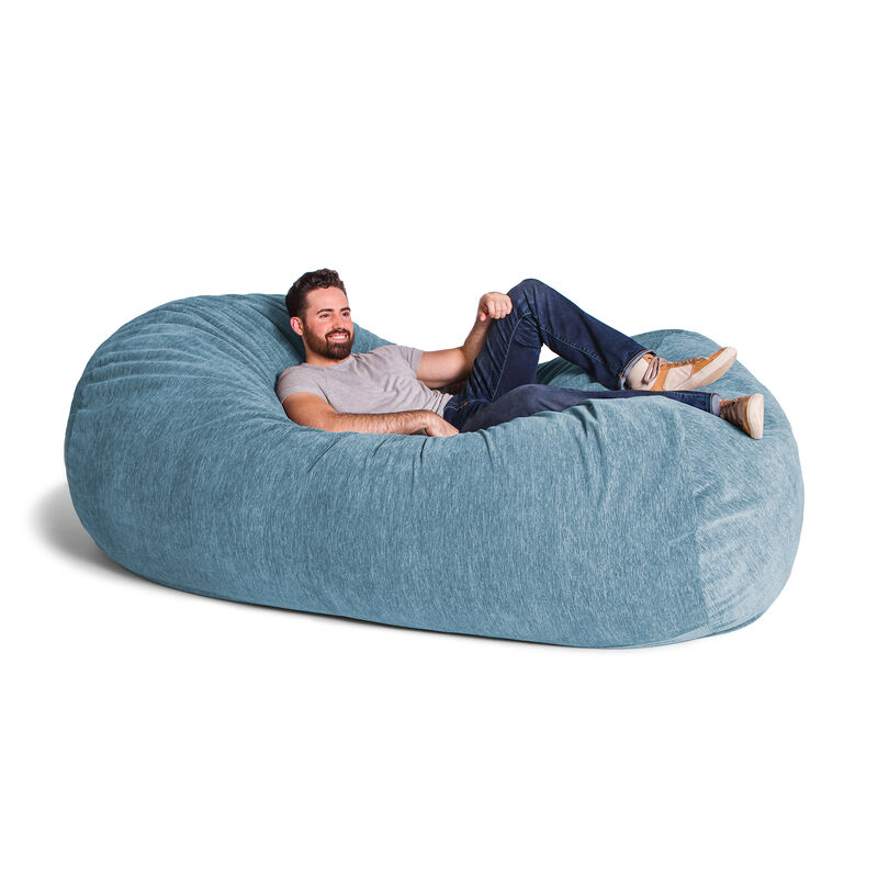 Jaxx 7 Foot Giant Bean Bag Sofa - Premium Chenille