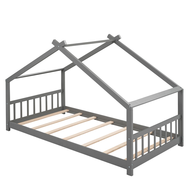 Merax House Bed Wood Bed