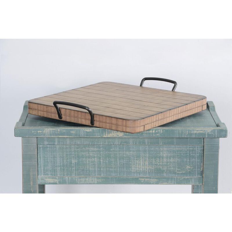 Sunny Designs Beach Pebble Ottoman Tray