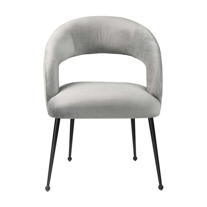 Belen Kox Slub Grey Dining Chair, Belen Kox