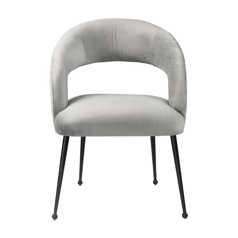 Belen Kox Slub Grey Dining Chair, Belen Kox