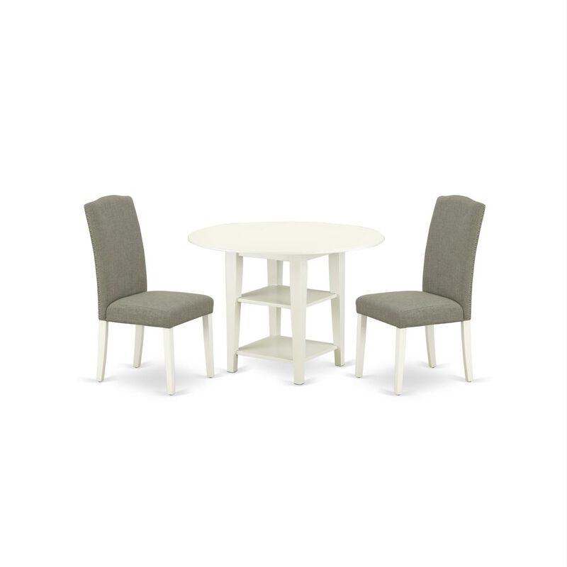 Dining Room Set Linen White