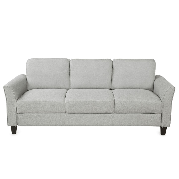 3-Seat Sofa Living Room Linen Fabric