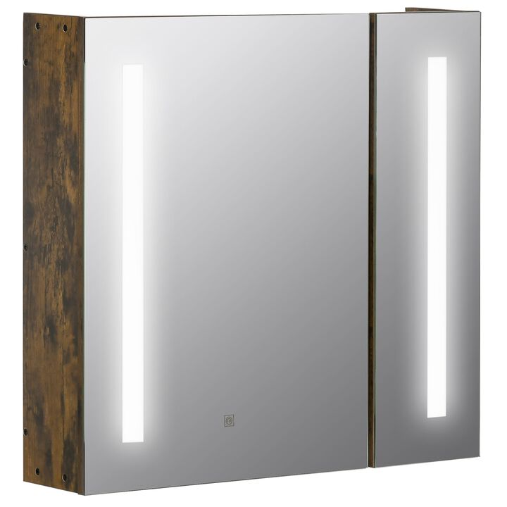 Smart Bathroom Storage: Lighted Medicine Cabinet with Touch Control