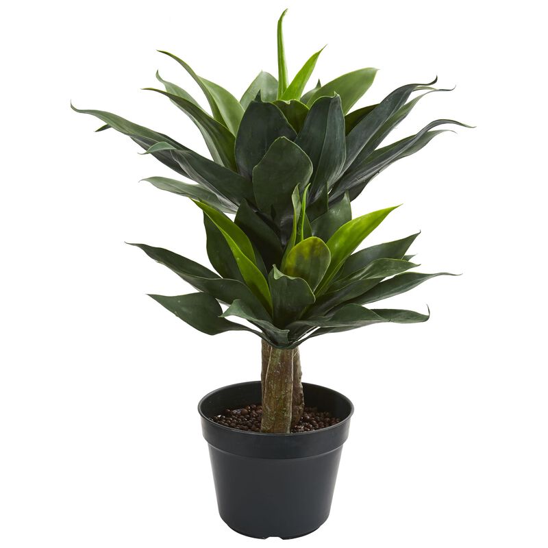 Hivvago 29" Double Agave Succulent Artificial Plant