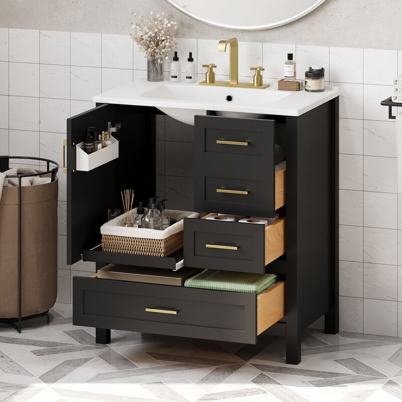 Merax Bathroom Storage Cabinet Vanity with Sink