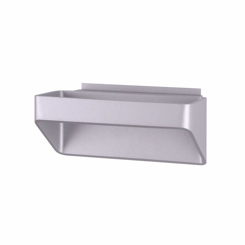 VONN Lighting Up-Down integrated LED Wall Sconce Light in Silver