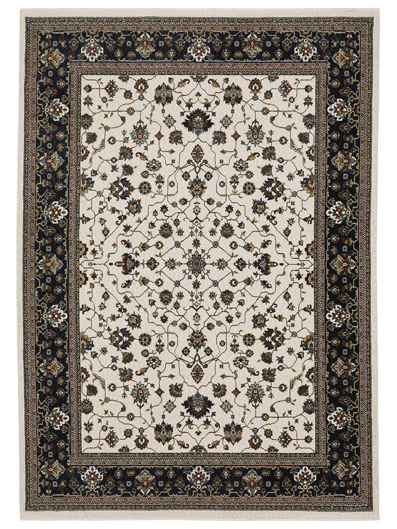 Vivian 3'10" x 5'5" Ivory Rug
