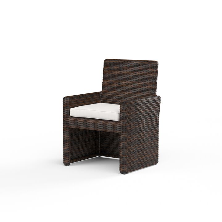 Montecito Dining Chair in Canvas Flax w/ Self Welt