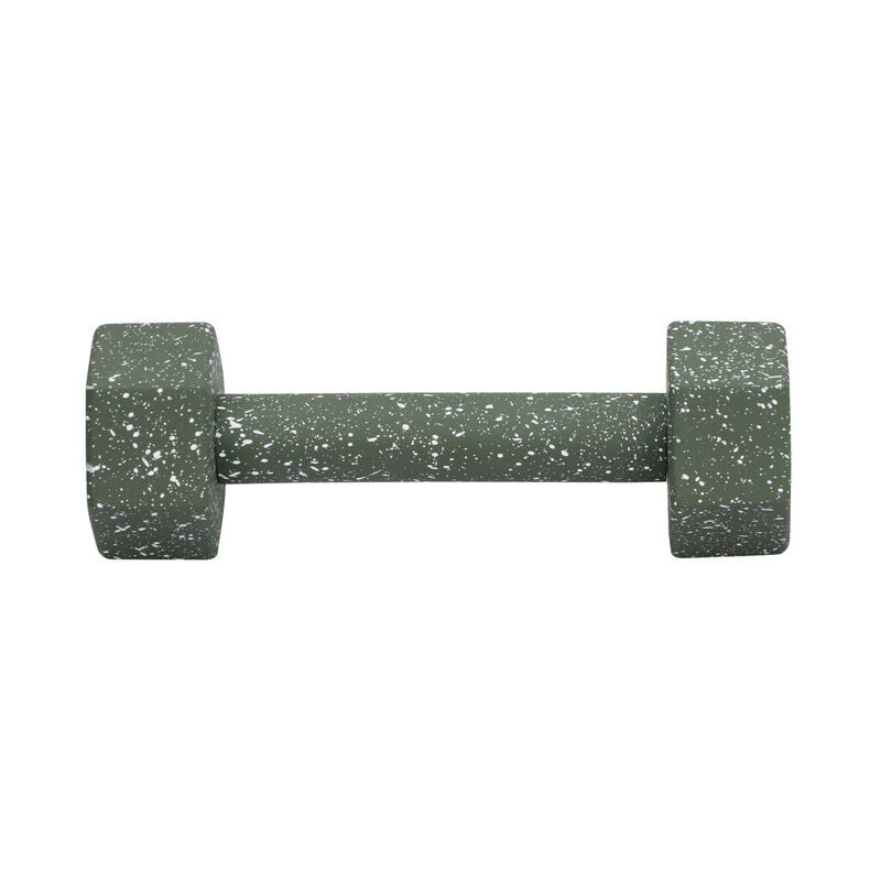 Gabby Speckled Brick Red Decorative Dumbbell