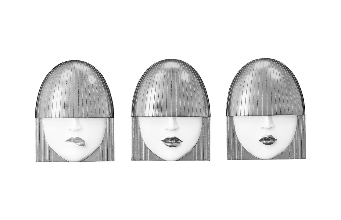 Fashion Faces Small Wall Art Set of 3