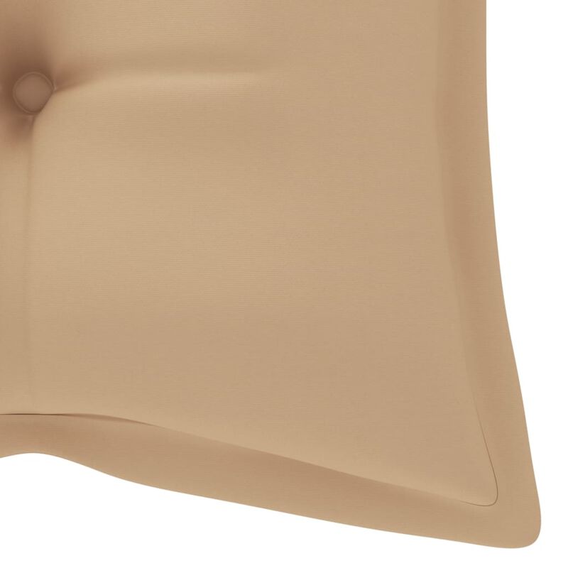vidaXL Garden Bench Cushion Beige 47.2"x19.7"x 2.8" Fabric