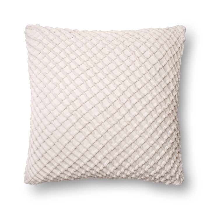 P0125 White 22"x22" Poly Pillow