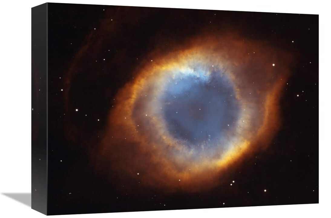 Helix Nebula -  a Gaseous Envelope Expelled By a Dying Star-Canvas Art-16x12