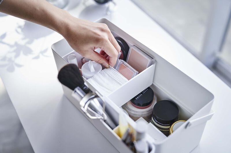 Makeup Organizer with Mirror