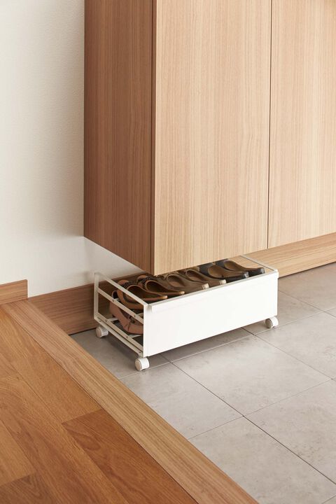 Rolling Shoe Rack