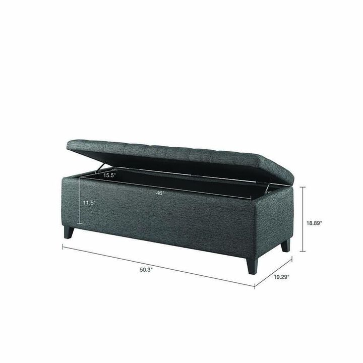 Belen Kox Tufted Top Storage Bench, Belen Kox