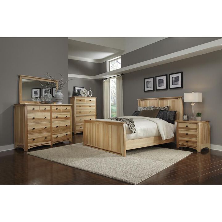 Belen Kox Natural Queen Panel Bed, Belen Kox