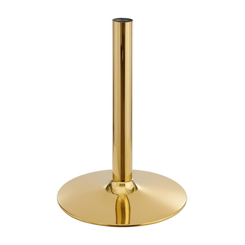 Modway - Verne 28" Artificial Marble Dining Table Gold White