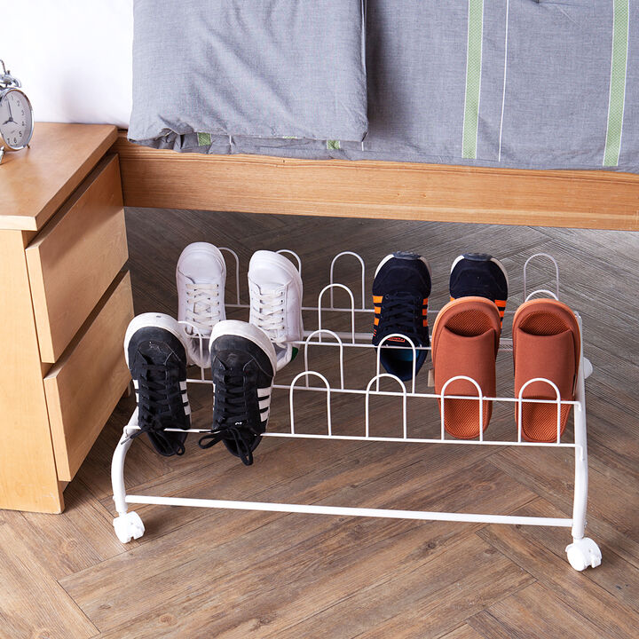 Suprima® Underbed Shoe Holder with Wheels