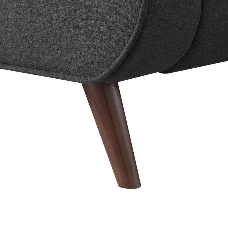 Loft Lyfe Eliezer Linen Upholstered Platform Bed