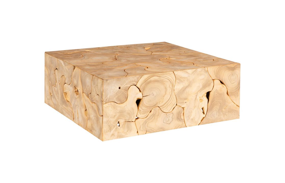Teak Slice Coffee Table
