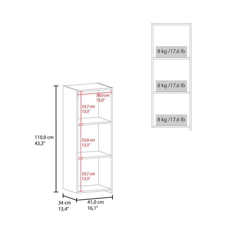 Wall Cabinet Hopewell, Living Room, Black