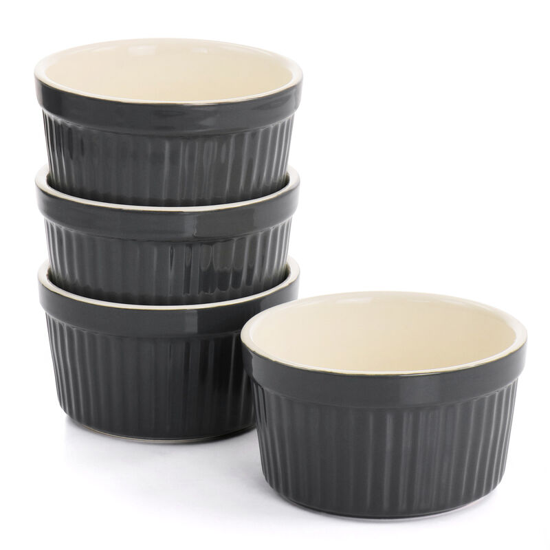 Spice by Tia Mowry Savory Saffron 16 Piece Ceramic Nonstick Cookware Set in Grey