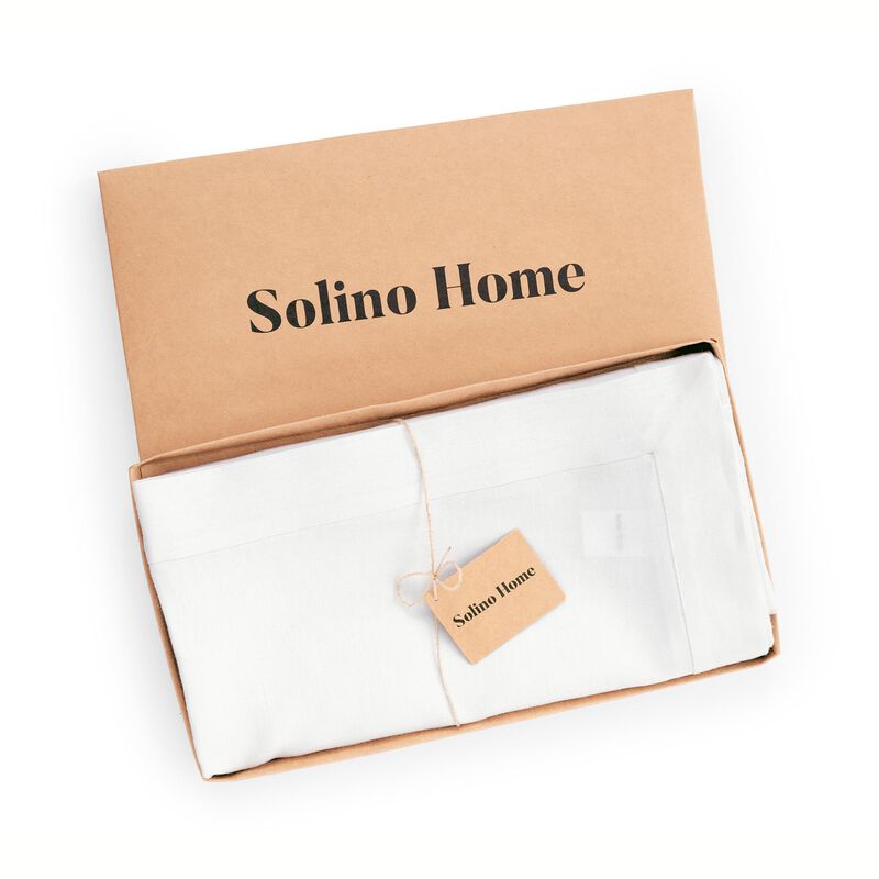 Solino Home 100% Pure Linen Tablecloth | Diana Medium Weight