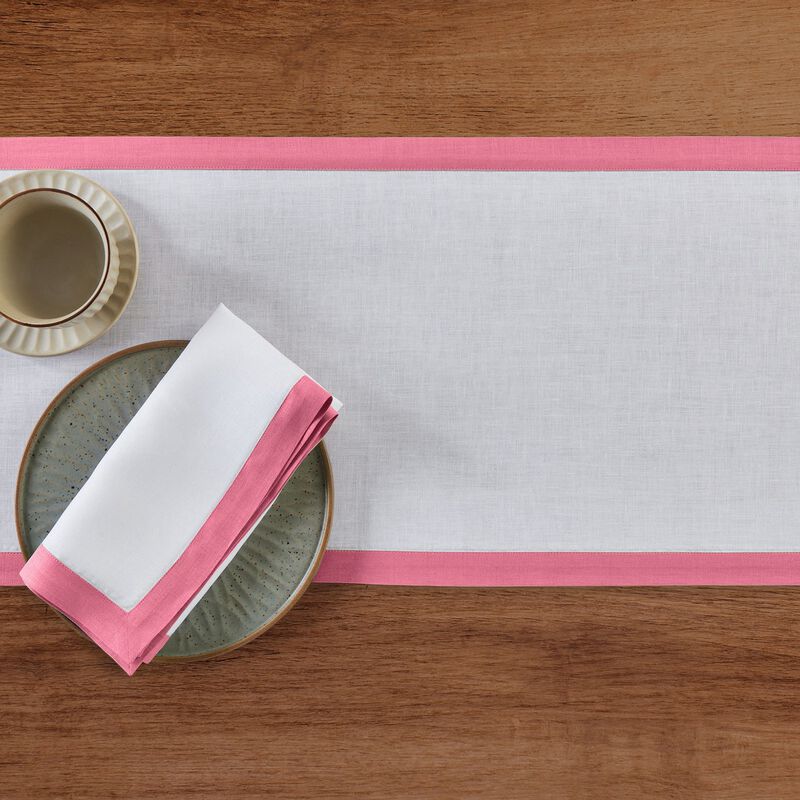 Solino Home 100% Pure Linen Table Runner 14 x 72 Inch | Classic
