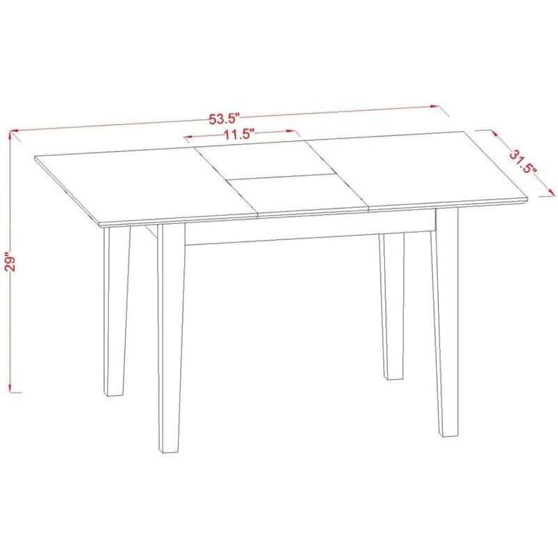 5 Piece Dining Table Set