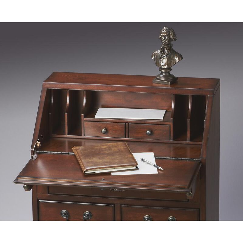 Butler Specialty Company Danforth Secretary, Dark Brown