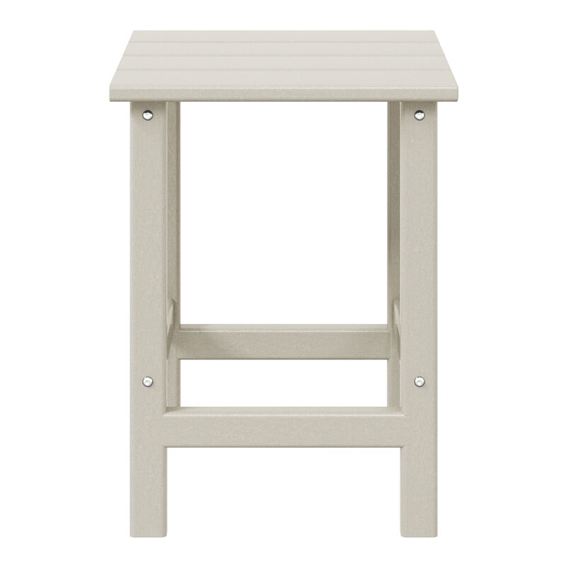 WestinTrends Westintrends 14" square outdoor Side table for Adirondack chair