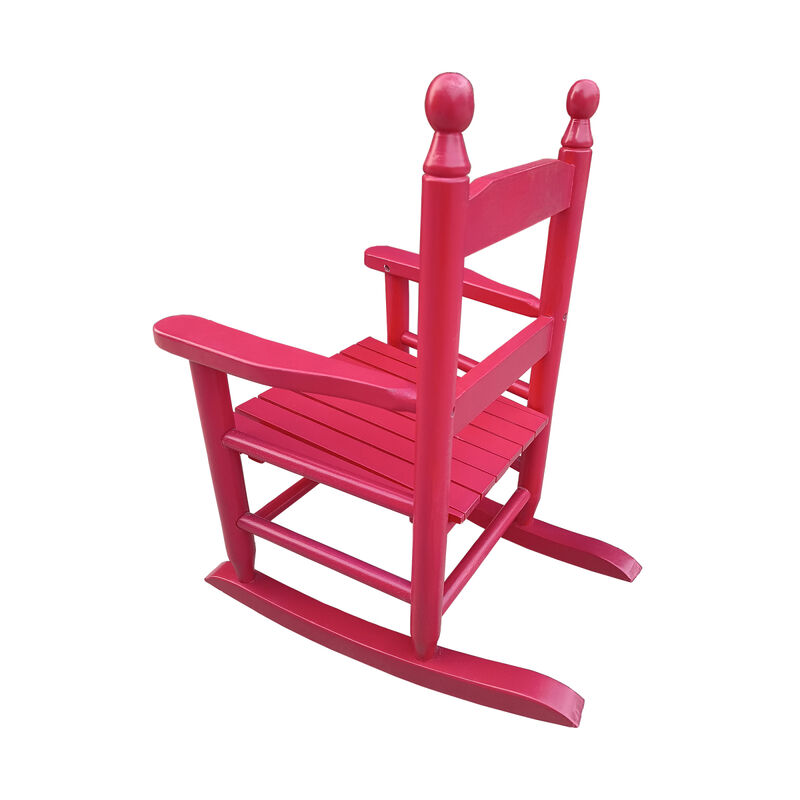 Children's Rocking Red Chair- Indoor Or Outdoor - Suitable For Kids-Durable