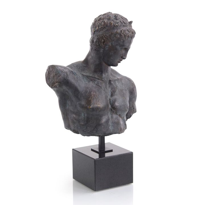 Greek Bust In Verde-Black
