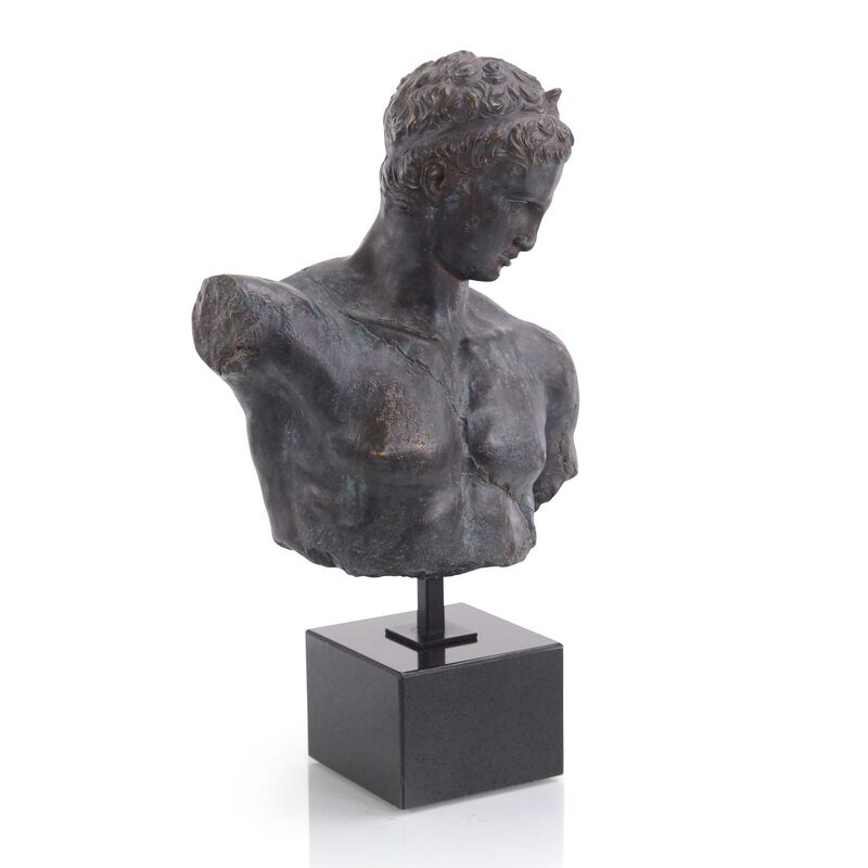 Greek Bust In Verde-Black
