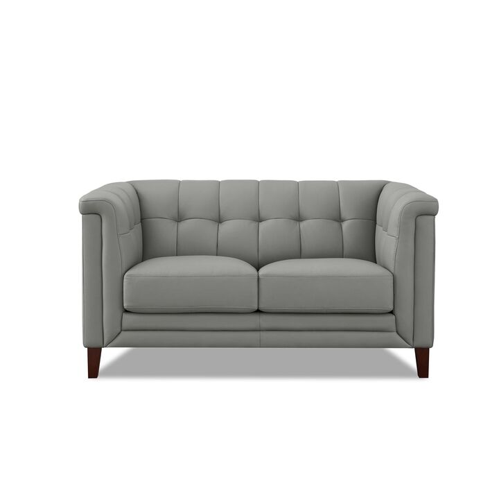 Arvo Top Grain Leather Loveseat