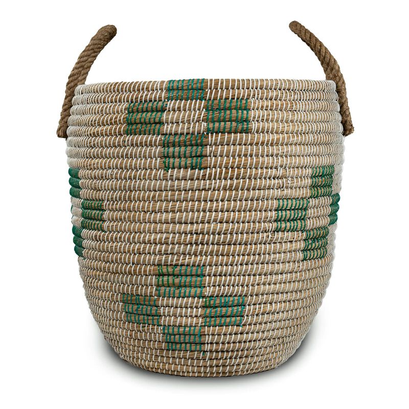 Kans Grass Round Bottom Storage Basket