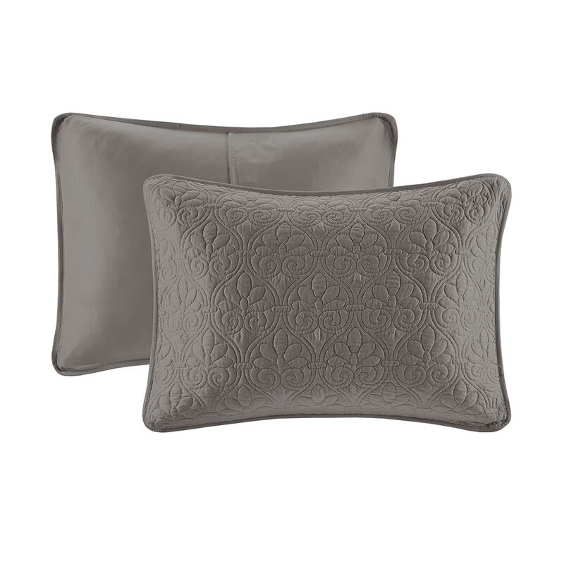 Gracie Mills Sandy Reversible Bedspread Set with Classic Stitch Pattern